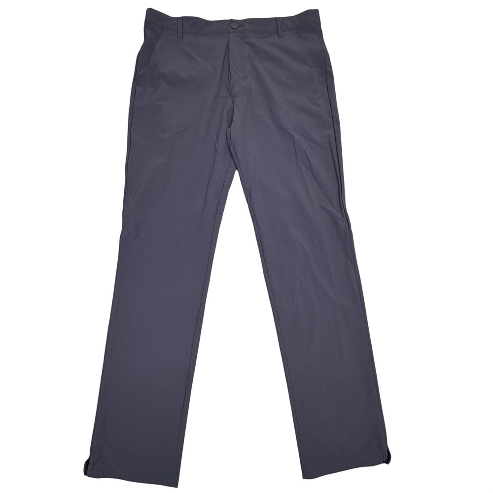 Oakley Golf Pants Size 36 Navy Blue Polyester Performance Regular Fit Excellent